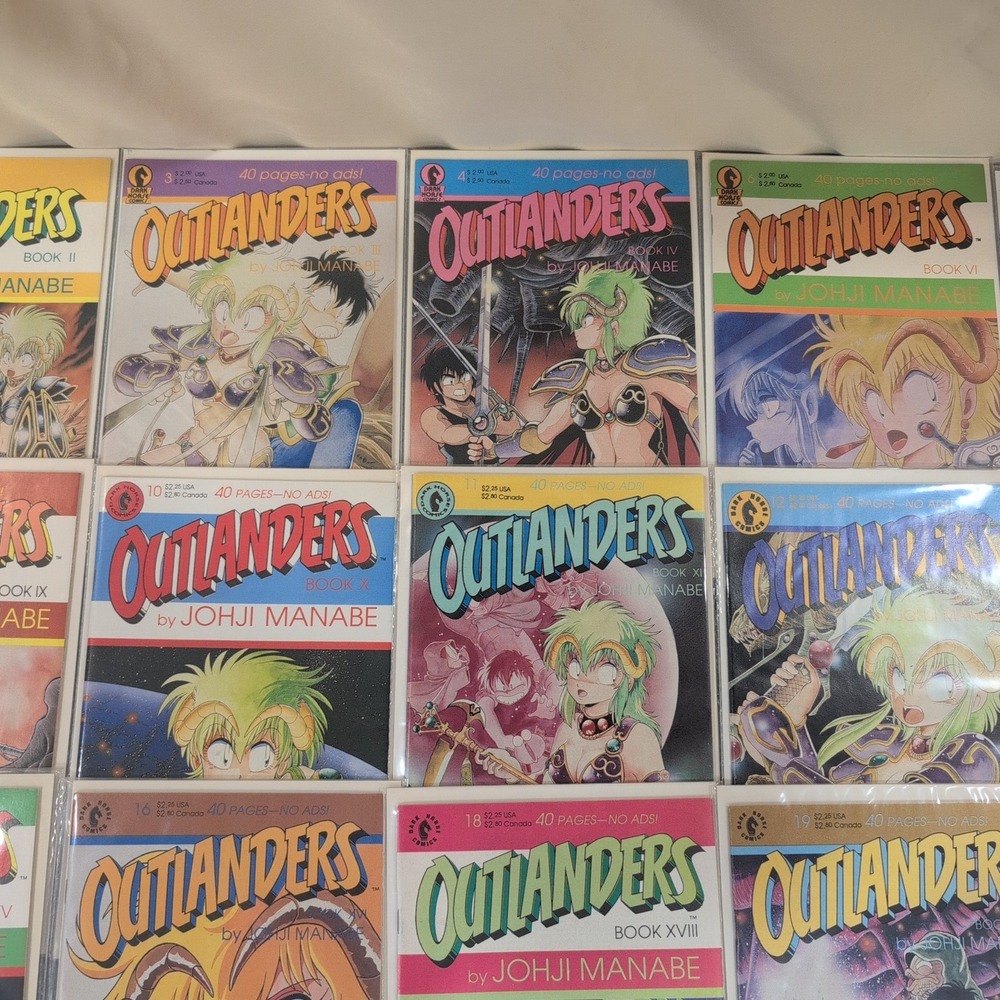 Outlanders Manga Comic Lot Dark Horse Johji Manabe Books 1-26 Mixed NF 22 Issues - Picture 4 of 7